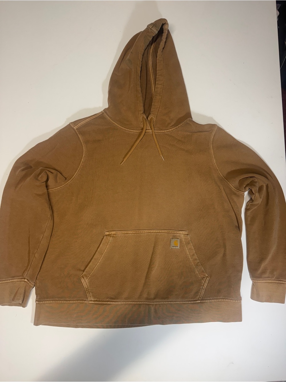 Carhartt Chestnut Brown Hooded Pullover Sweatshirt
